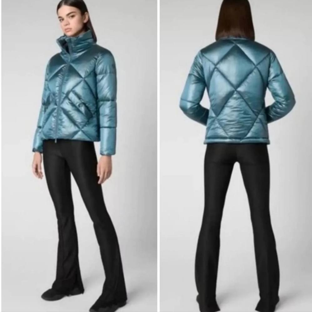 Save the Duck | NWOT Joan Puffer Jacket in Heaven Blue Size XS